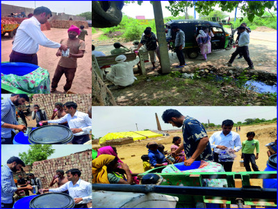 Organized a Cold & Sweet Water Service